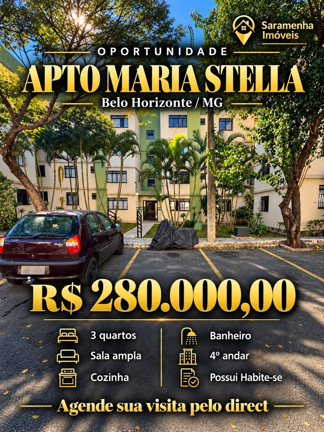 Apartamento, 3 quartos, 52 m² - Foto 1