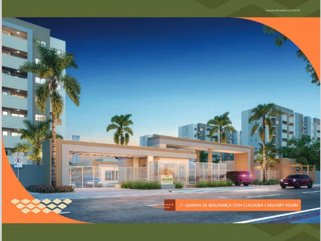 Apartamento 2 quartos e 2 banheiros, à venda, no bairro Aruana em Aracaju