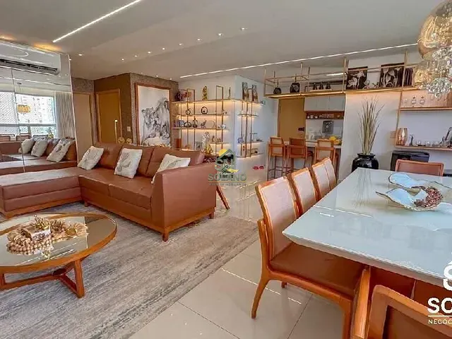 Apartamento com 139m² 3 quartos e 4 banheiros, à venda, no bairro Residencial Leblon Marista- Setor Marista em Goiânia