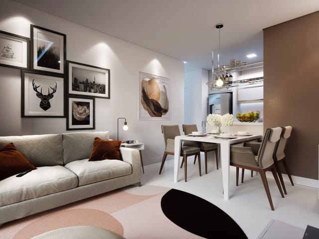 Apartamento com 126m² 2 quartos e 3 banheiros, à venda, no bairro Água Verde em Curitiba