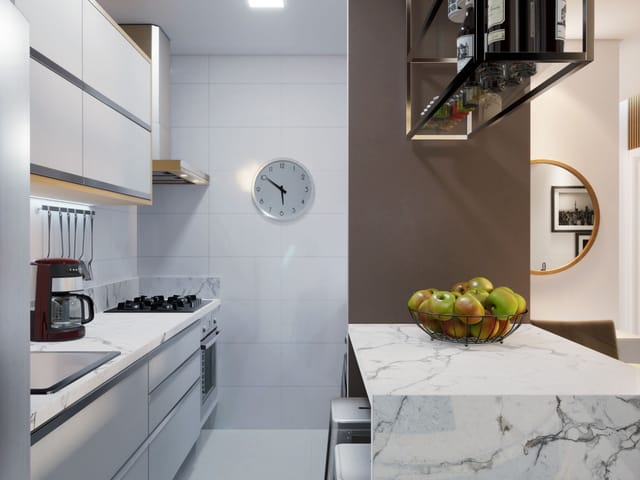 Apartamento com 126m² 2 quartos e 3 banheiros, à venda, no bairro Água Verde em Curitiba