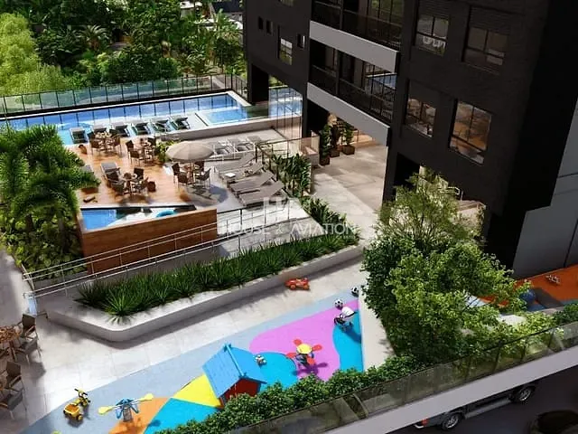 Apartamento com 42m² 1 quarto e 1 banheiro, à venda, no bairro Setor Oeste em Goiânia