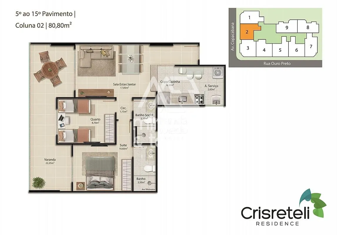 Apartamento, 2 quartos, 10 m² - Foto 8
