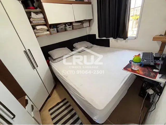 Apartamento 2 quartos e 1 banheiro, à venda, no bairro Jardim Luciana em Franco da Rocha