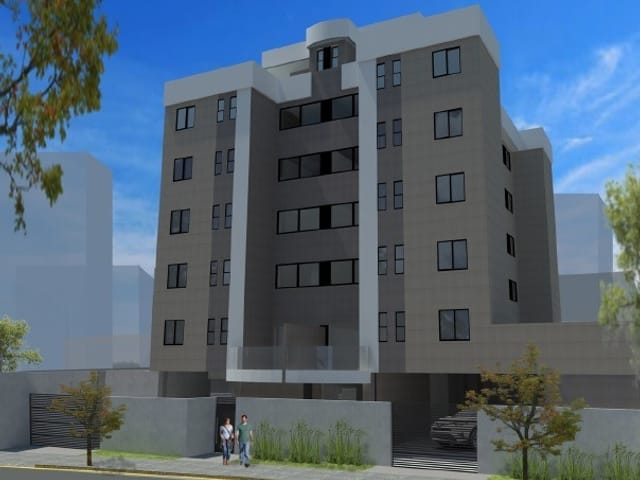 Apartamento com 52m² 2 quartos e 1 banheiro, à venda, no bairro Santa Mônica em Belo Horizonte