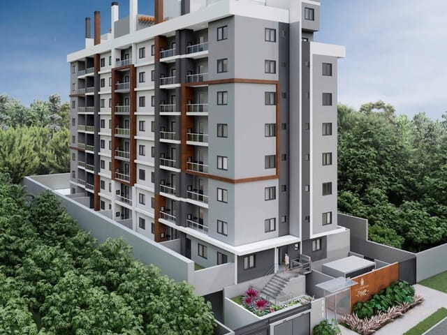 Foto do Apartamento - Apartamento à venda 1 Quarto 33.28M² Santa Quitéria Curitiba - PR | Pine | IMOBILIÁRIA TRIHOUSES