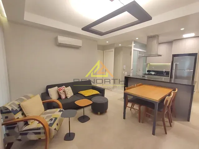 Apartamento com 61m² 1 quarto e 1 banheiro, para alugar, no bairro Brooklin Paulista em São Paulo