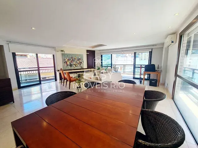 Apartamento com 240m² 4 quartos e 6 banheiros, à venda, no bairro Lagoa em Rio de Janeiro