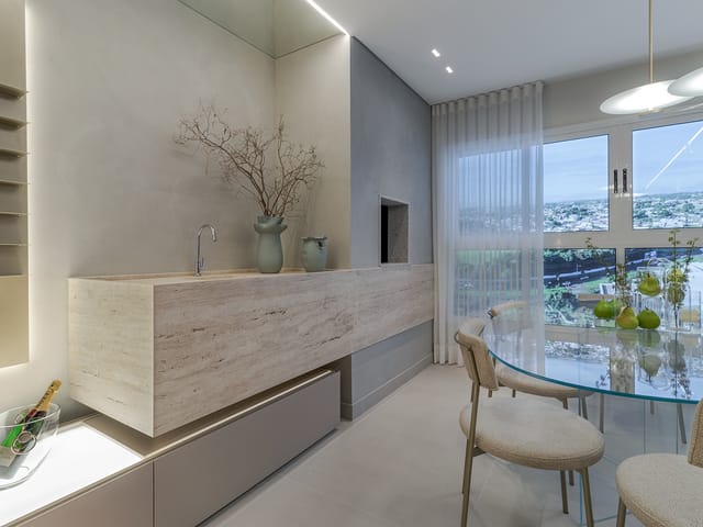 Foto do Apartamento - Apto na Planta, Ed. HERA de 121m² entrega ABRIL/2028. Com 3 dorm. (1 suíte) ou 2 suítes + Office, na R. Carlos da Costa Branco, 90 NOVA PROCHET - Londrina/Pr | EVIDÊNCIA Imóveis