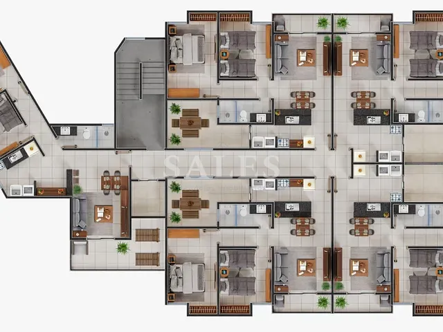 Apartamento com 60m² 2 quartos e 1 banheiro, à venda, no bairro Bom Jardim em Juiz de Fora