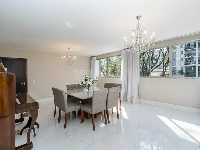 Apartamento com 131m² 3 quartos e 3 banheiros, à venda, no bairro Mercês em Curitiba