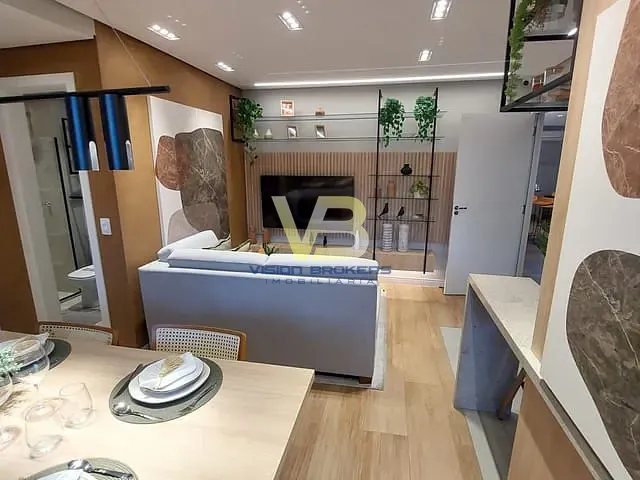 Apartamento com 56m² 2 quartos e 2 banheiros, à venda, no bairro Cidade Industrial em Curitiba