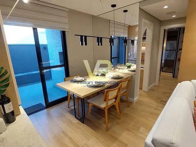 Apartamento com 56m² 2 quartos e 2 banheiros, à venda, no bairro Cidade Industrial em Curitiba