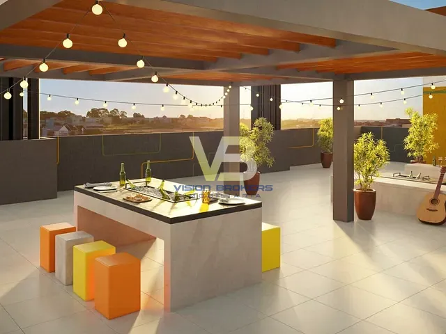 Apartamento com 56m² 2 quartos e 2 banheiros, à venda, no bairro Cidade Industrial em Curitiba