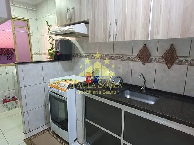 Apartamento 3 quartos e 1 banheiro, à venda, no bairro Parque Viaduto em Bauru