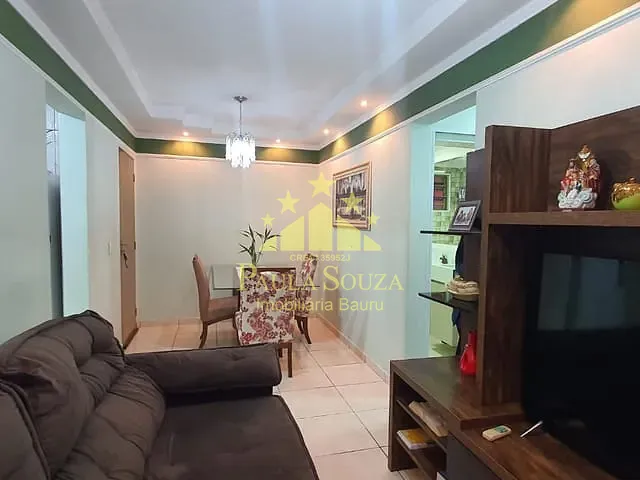 Apartamento 3 quartos e 1 banheiro, à venda, no bairro Parque Viaduto em Bauru