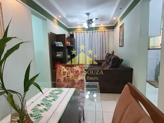 Apartamento 3 quartos e 1 banheiro, à venda, no bairro Parque Viaduto em Bauru