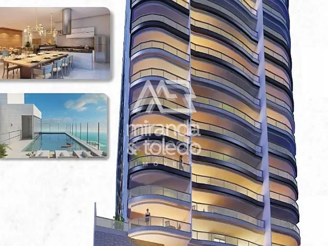 Apartamento com 160m² 4 quartos e 5 banheiros, à venda, no bairro Centro em Guarapari