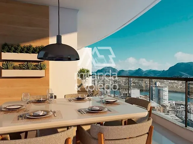 Apartamento com 160m² 4 quartos e 5 banheiros, à venda, no bairro Centro em Guarapari