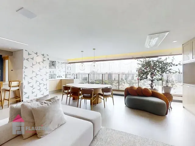 Apartamento com 243m² 3 quartos e 4 banheiros, à venda, no bairro Brooklin em São Paulo
