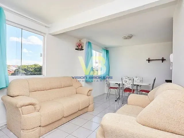 Apartamento com 51m² 2 quartos e 1 banheiro, à venda, no bairro Cidade Industrial em Curitiba