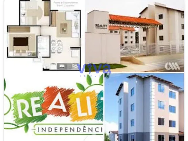 Apartamento 2 quartos e 1 banheiro, à venda, no bairro Independência - 1º Complemento Setor das Mansões em Aparecida de Goiânia