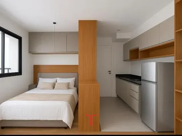 Apartamento com 45m² 1 quarto e 1 banheiro, à venda, no bairro Mercês em Curitiba