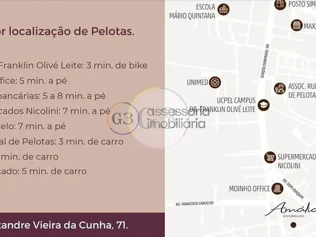 Apartamento 2 quartos e 2 banheiros, à venda, no bairro Três Vendas em Pelotas
