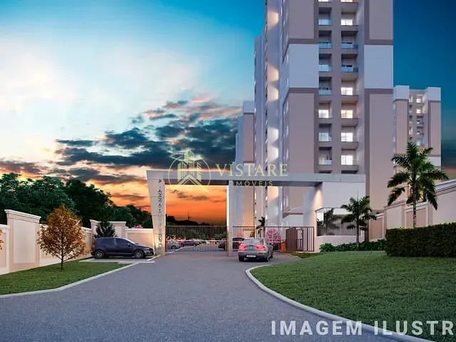 Apartamento com 47m² 2 quartos e 1 banheiro, à venda, no bairro Região do Vila Industrial em Piracicaba