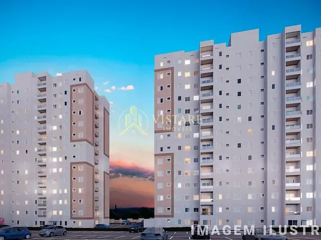 Apartamento com 47m² 2 quartos e 1 banheiro, à venda, no bairro Região do Vila Industrial em Piracicaba