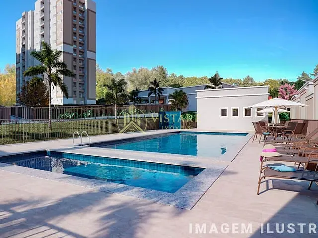 Apartamento com 47m² 2 quartos e 1 banheiro, à venda, no bairro Região do Vila Industrial em Piracicaba