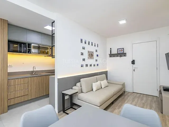 Apartamento com 53m² 2 quartos e 2 banheiros, à venda, no bairro Bigorrilho em Curitiba