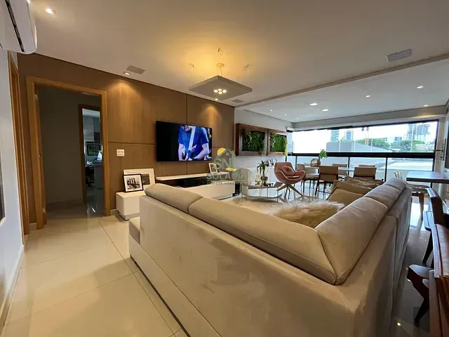 Apartamento com 121m² 3 quartos e 4 banheiros, à venda, no bairro Setor Marista em Goiânia