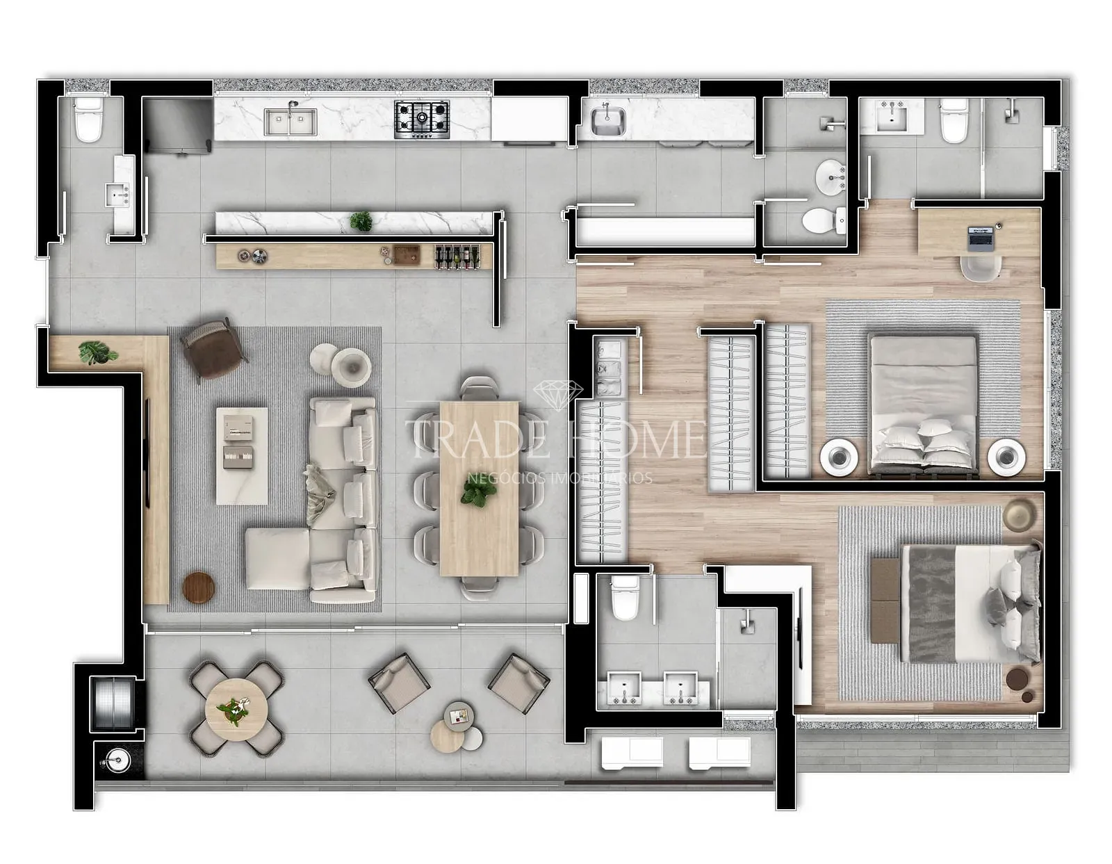 Apartamento, 3 quartos, 165 m² - Foto 50