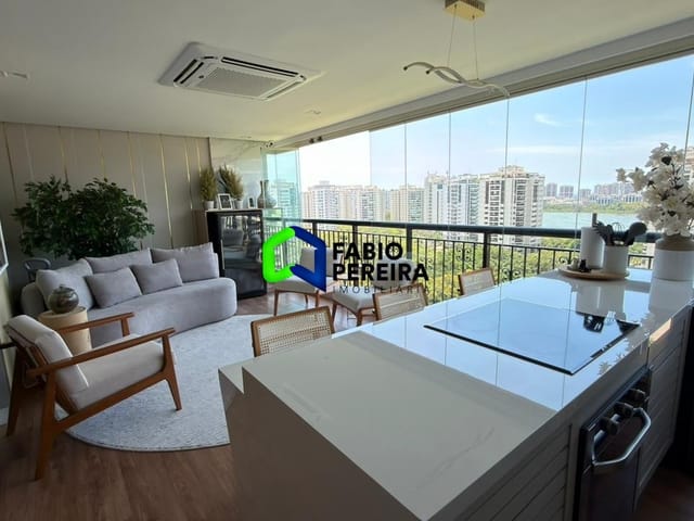 Apartamento com 169m² 3 quartos e 5 banheiros, à venda, no bairro Barra da Tijuca em Rio de Janeiro
