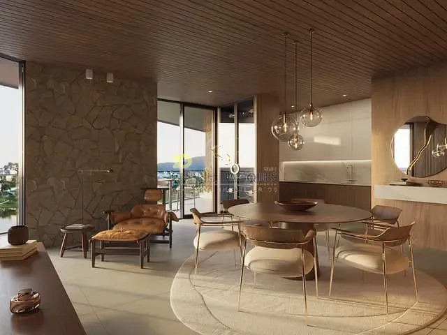 Apartamento 1 quarto e 1 banheiro, à venda, no bairro Pedra Branca em Palhoça