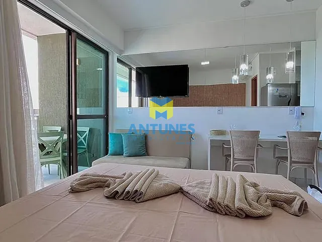 Apartamento com 30m² 1 quarto e 1 banheiro, para alugar, no bairro Porto de Galinhas em Ipojuca