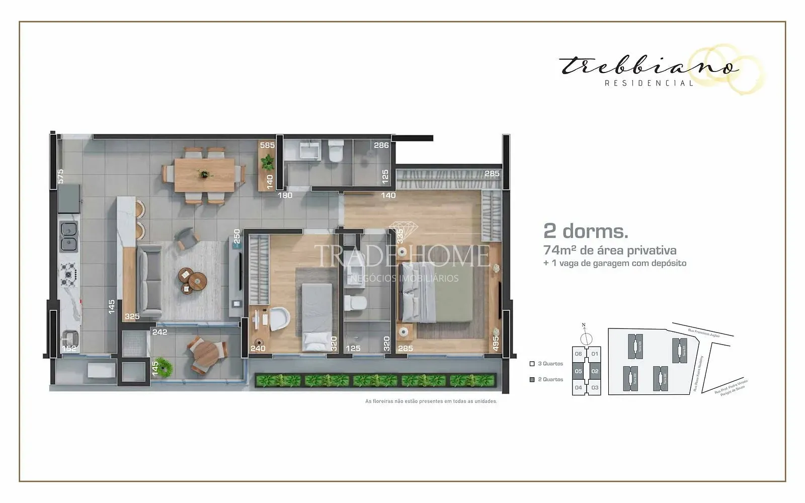 Apartamento, 2 quartos, 74 m² - Foto 23
