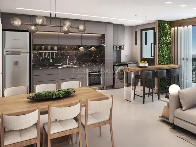 Apartamento com 61m² 2 quartos e 2 banheiros, à venda, no bairro Jardim Botânico em Curitiba