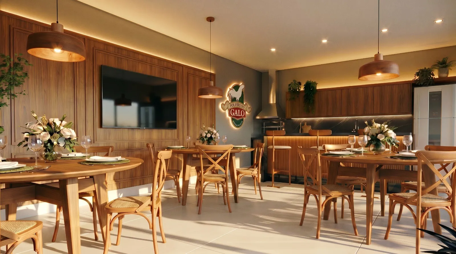 Perspectiva do Apartamento - Apartamentos e Studios à venda, Morro da Glória, Juiz de Fora, MG | Bom Clima Imoveis Ltda