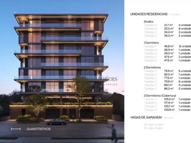 Apartamento 1 quarto e 1 banheiro, à venda, no bairro Jurerê em Florianópolis