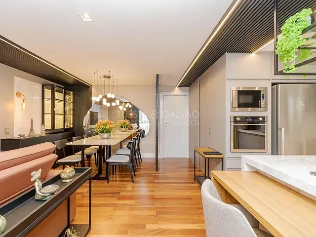 Apartamento com 110m² 2 quartos e 3 banheiros, à venda, no bairro Ahú em Curitiba