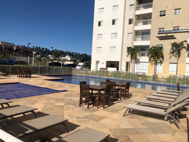 Apartamento com 50m² 2 quartos e 2 banheiros, para alugar, no bairro Santa Terezinha em Paulínia