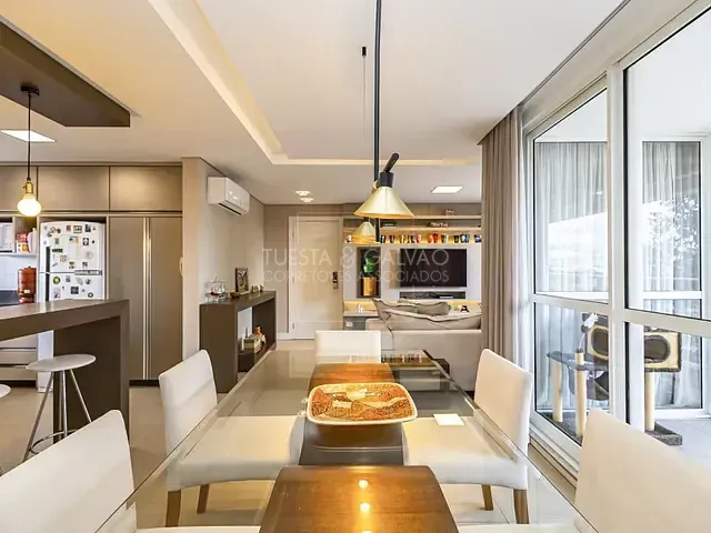 Apartamento com 114m² 2 quartos e 3 banheiros, à venda, no bairro Água Verde em Curitiba