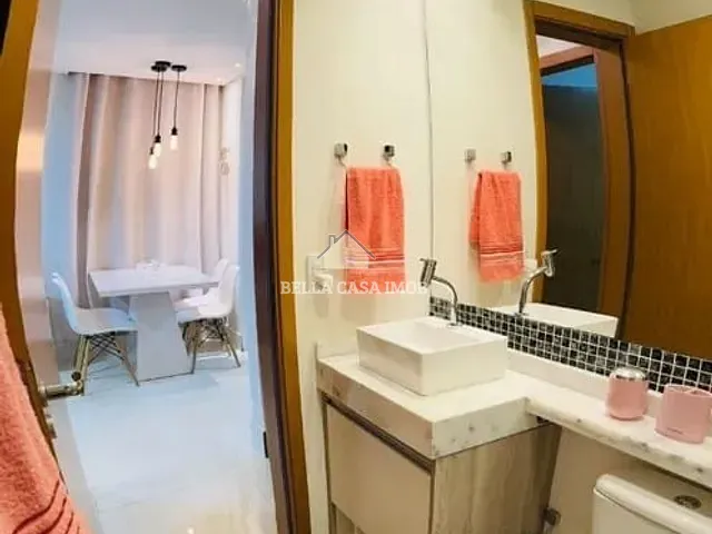 Apartamento com 52m² 2 quartos e 1 banheiro, à venda, no bairro Caguassu em Sorocaba