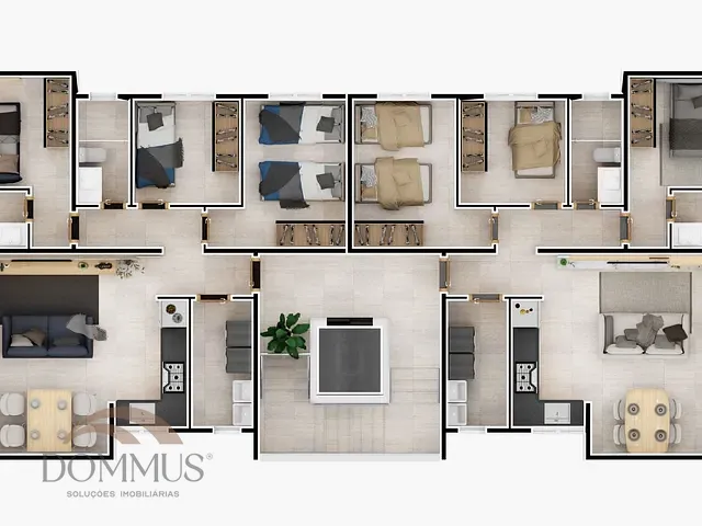 Apartamento com 79m² 3 quartos e 2 banheiros, à venda, no bairro Bethania em Ipatinga