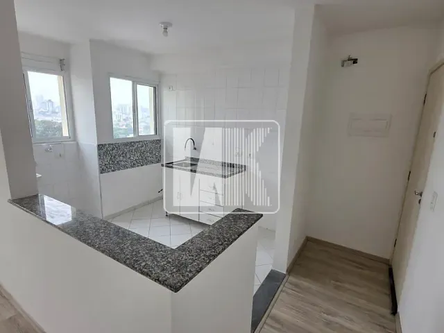 Apartamento com 46m² 2 quartos e 1 banheiro, para alugar, no bairro Vila Palmares em Santo André
