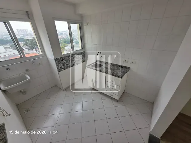 Apartamento com 46m² 2 quartos e 1 banheiro, para alugar, no bairro Vila Palmares em Santo André