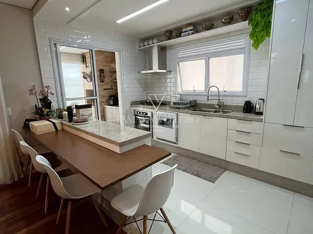 Apartamento 3 quartos e 4 banheiros, à venda, no bairro Vila Oliveira em Mogi das Cruzes