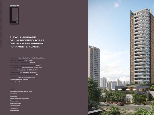 Apartamento 3 quartos e 3 banheiros, à venda, no bairro Chacara Klabin em São Paulo
